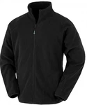 Result Fleecejacke Recycled Microfleece Jacket Schwarz/Dunkelgrau