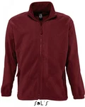 SOLS Fleecejacke North Herren Jacke Dunkelrot/Bordeaux/Rot SOLS Fleecejacke North Herren Jacke Dunkelrot/Bordeaux/Rot