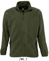 SOLS Fleecejacke North Herren Jacke Dunkelgrün