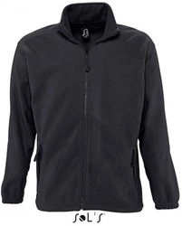 SOLS Fleecejacke North Herren Jacke Dunkelgrau/Grau/Dunkelblau/Schwarz