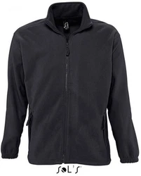 SOLS Fleecejacke North Herren Jacke Dunkelgrau/Grau/Dunkelblau/Schwarz