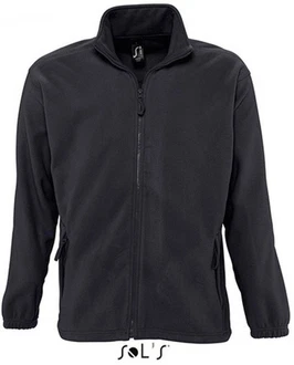 SOLS Fleecejacke North Herren Jacke Dunkelgrau/Grau/Dunkelblau/Schwarz