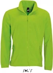 SOLS Fleecejacke North Herren Jacke Neonfarben/Grün