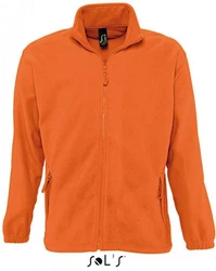 SOLS Fleecejacke North Herren Jacke Orange