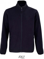 SOLS Fleecejacke Factor Zipped Herren Dunkelblau/Blau