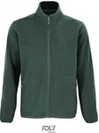 SOLS Fleecejacke Factor Zipped Herren Dunkelgrün/Grün