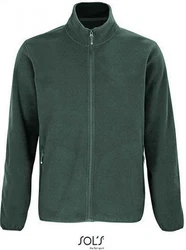 SOLS Fleecejacke Factor Zipped Herren Dunkelgrün/Grün
