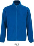 SOLS Fleecejacke Factor Zipped Herren Blau