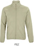 SOLS Fleecejacke Factor Zipped Herren Khaki/Dunkelgrün