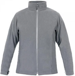 Promodoro Fleecejacke mit Stehkragen Hellgrau/Grau/Dunkelgrau