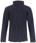 Promodoro Fleecejacke mit Stehkragen Dunkelblau/Blau