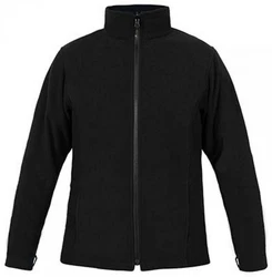 Promodoro Fleecejacke mit Stehkragen Schwarz