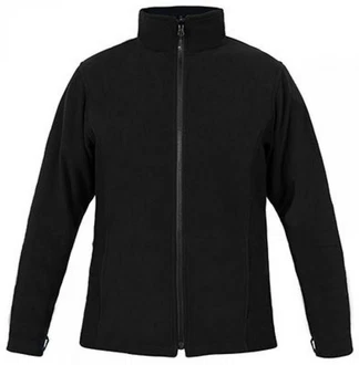 Promodoro Fleecejacke mit Stehkragen Schwarz