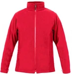 Promodoro Fleecejacke mit Stehkragen Rot/Dunkelrot