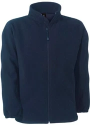 B&C Fleecejacke Fleece WindProtek Dunkelblau/Blau/Hellblau