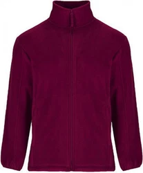 Roly Fleecejacke Artic mit hohem Kragen Dunkelrot/Rosa/Lila