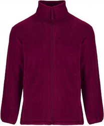 Roly Fleecejacke Artic mit hohem Kragen Dunkelrot/Rosa/Lila