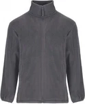 Roly Fleecejacke Artic mit hohem Kragen Dunkelgrau/Grau/Hellgrau