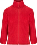 Roly Fleecejacke Artic mit hohem Kragen Rot/Dunkelrot
