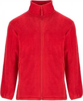 Roly Fleecejacke Artic mit hohem Kragen Rot/Dunkelrot