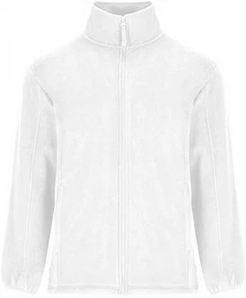 Roly Fleecejacke Artic mit hohem Kragen Grau/Weiß/Creme
