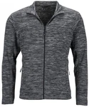 James & Nicholson Fleecejacke Herren Dunkelgrau/Dunkelblau/Hellgrau/Grau