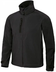 B&C Softshelljacke X-Lite Softshell Herren Schwarz/Grau/Dunkelgrau/Dunkelblau
