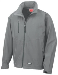 Result Softshelljacke Mens Base Layer Hellgrau/Dunkelgrau/Grau