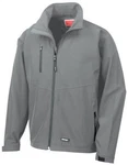 Result Softshelljacke Mens Base Layer Hellgrau/Dunkelgrau/Grau