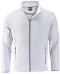 James & Nicholson Softshelljacke Promo Jacket Grau/Weiß/Creme