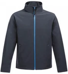 Regatta Professional Softshelljacke Herren Ablaze Printable Dunkelblau/Grau/Blau