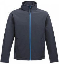Regatta Professional Softshelljacke Herren Ablaze Printable Dunkelblau/Grau/Blau