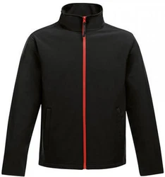 Regatta Professional Softshelljacke Herren Ablaze Printable Schwarz/Rot