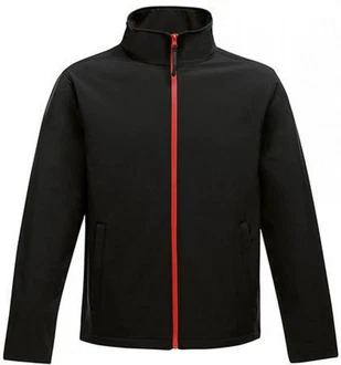 Regatta Professional Softshelljacke Herren Ablaze Printable Schwarz/Rot