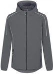 Promodoro Softshelljacke Light Softshell Jacket Herren Hellgrau/Dunkelgrau/Grau