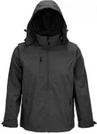 SOLS Softshelljacke 3in1 Falcon Systemjacke Dunkelgrau/Grau