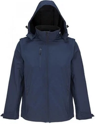 SOLS Softshelljacke 3in1 Falcon Systemjacke Dunkelblau