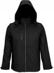 SOLS Softshelljacke 3in1 Falcon Systemjacke Schwarz