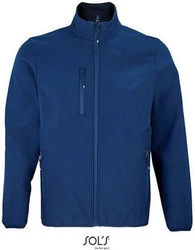 SOLS Mens Falcon Zipped Softshell Jacket Blau/Dunkelblau/Hellblau