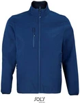 SOLS Mens Falcon Zipped Softshell Jacket Blau/Dunkelblau/Hellblau