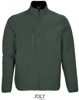 SOLS Mens Falcon Zipped Softshell Jacket Dunkelgrün/Grün SOLS Mens Falcon Zipped Softshell Jacket Dunkelgrün/Grün