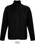 SOLS Mens Falcon Zipped Softshell Jacket Schwarz