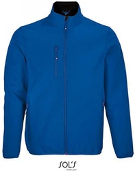 SOLS Mens Falcon Zipped Softshell Jacket Blau
