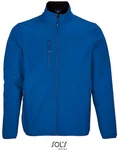 SOLS Mens Falcon Zipped Softshell Jacket Blau