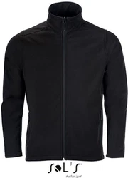 SOLS Softshelljacke Mens Softshell Zip Jacket Race Schwarz/Dunkelblau