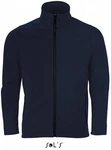 SOLS Softshelljacke Mens Softshell Zip Jacket Race Dunkelblau/Blau
