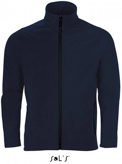 SOLS Softshelljacke Mens Softshell Zip Jacket Race Dunkelblau/Blau