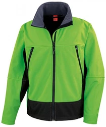 Result Softshelljacke Activity Jacket Grün/Neonfarben