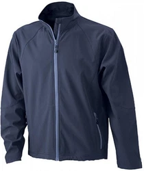 James & Nicholson Softshelljacke Herren Dunkelblau/Blau/Hellblau