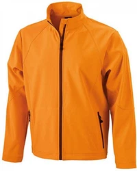James & Nicholson Softshelljacke Herren Orange/Braun
